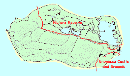  Map of Brownsea Island, Dorset 